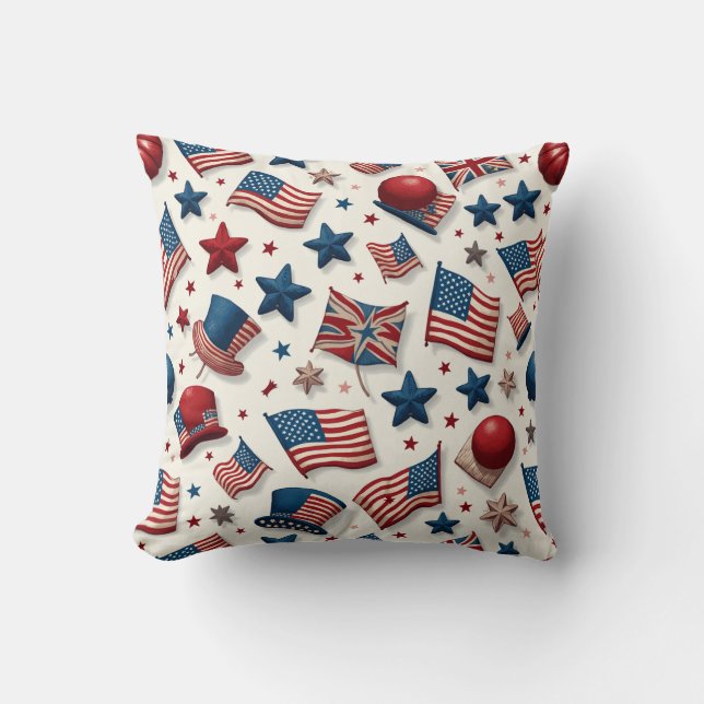 Coussin de la fête du travail (Recto)