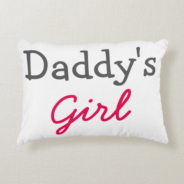 Coussin de la fille du papa (Devant)