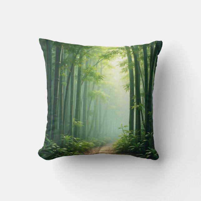 coussin de la forêt de bambou (Recto)