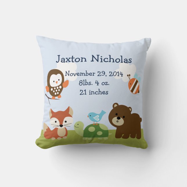 Coussin de la forêt pour arbres personnalisés Keep (Recto)