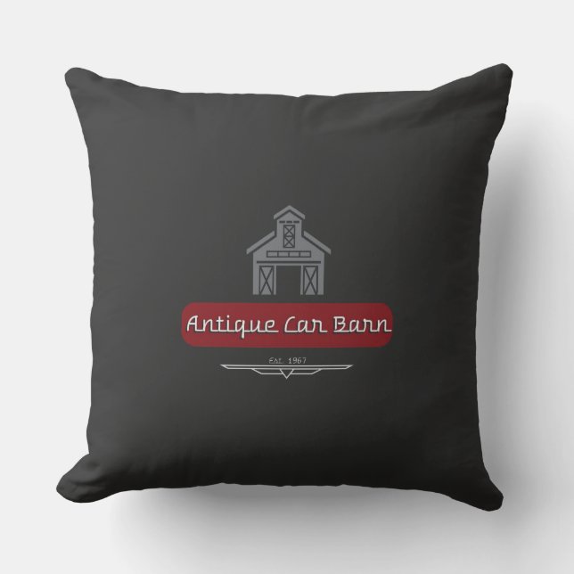 Coussin de la grange de voiture antique (Recto)