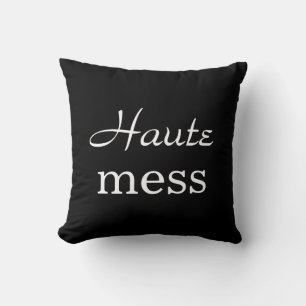 Coussin de la Haute Messe en noir