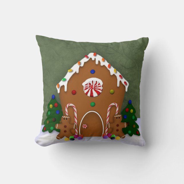 Coussin de la maison de pain d'épices (Recto)