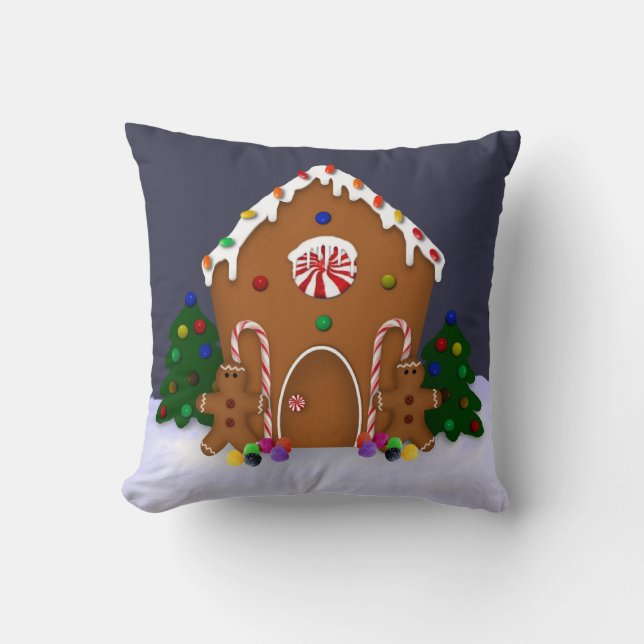 Coussin de la maison de pain d'épices (Recto)