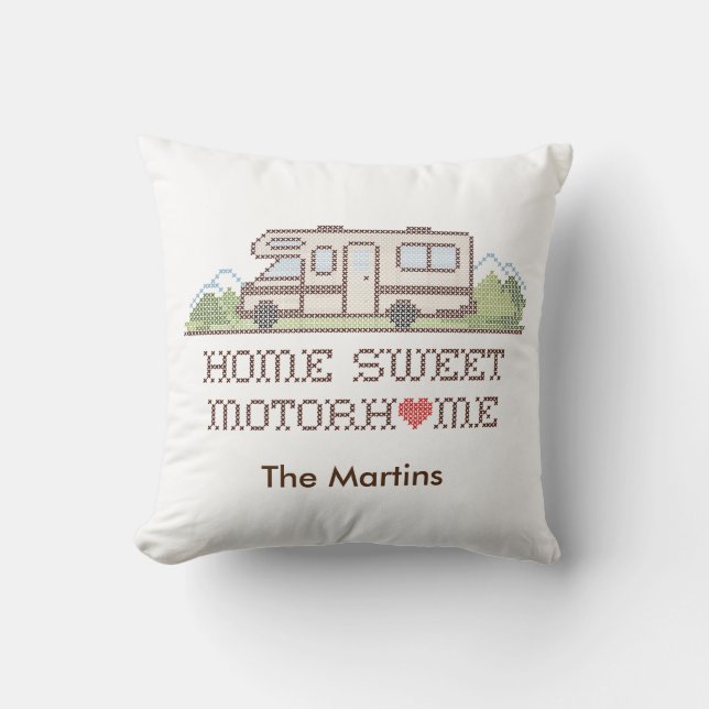 Coussin de la maison Sweet Motor (Recto)