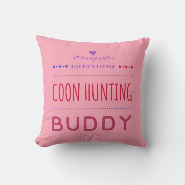 Coussin de la petite chasse de lun de papa (Recto)