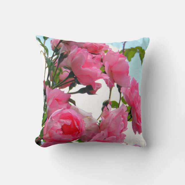 Coussin "de la roseraie de Monet" (Recto)
