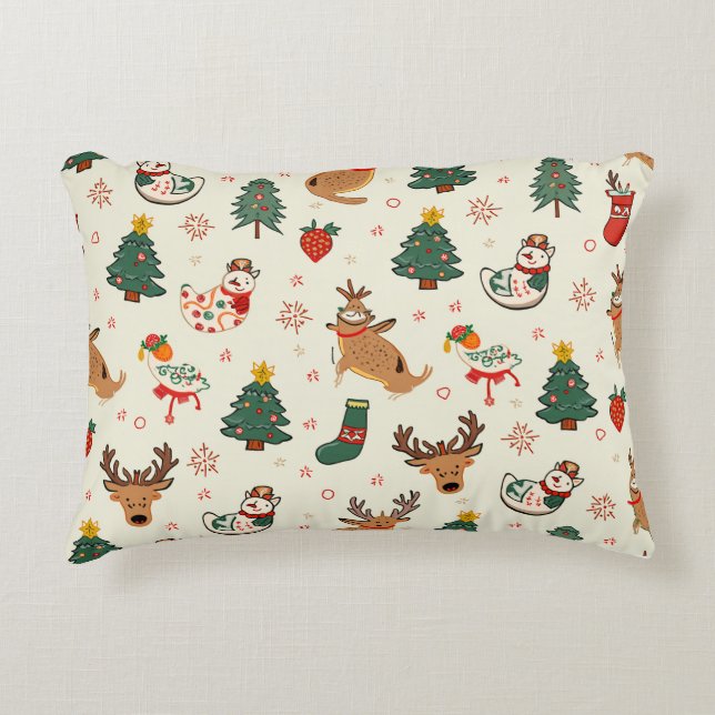 Coussin de la saison de Noël (Devant)