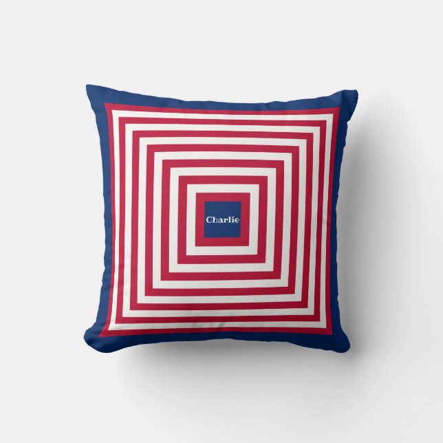 Coussin de la salle des Carrés de la Marine Rouge (Recto)