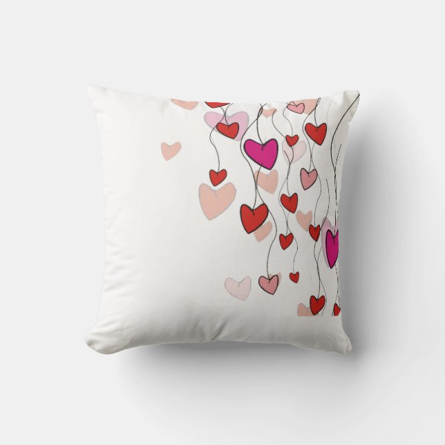 Coussin de la vigne des coeurs (Recto)