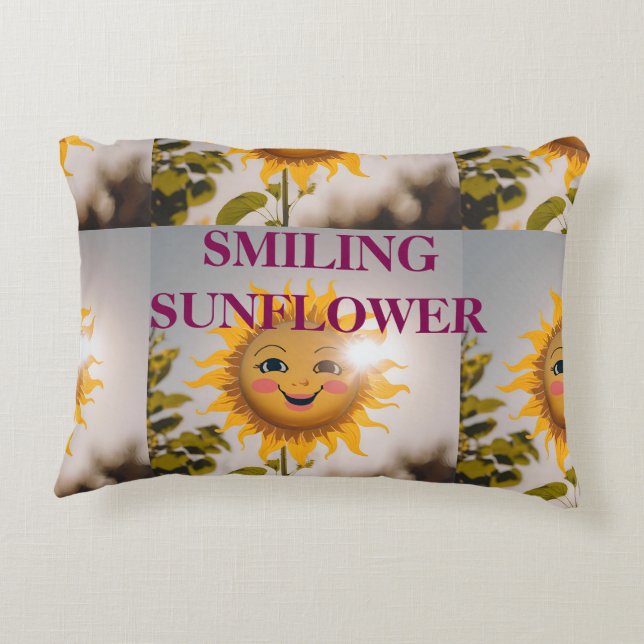 Coussin de l'accent de la pépinière de tournesol s (Dos)