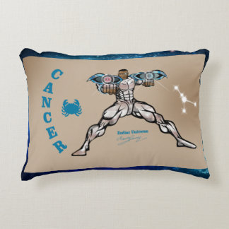 Coussin de l'accent du cancer de l'Univers du zodi