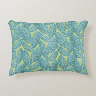 Coussin de l'accent vert botanique côtier