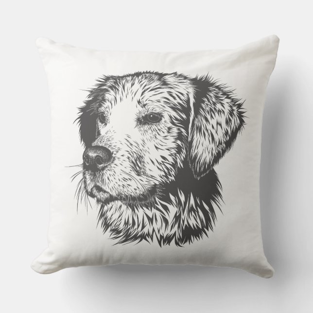 Coussin de l'amour du chiot (Recto)