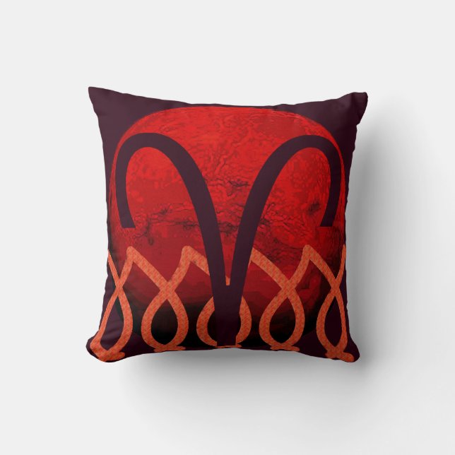 Coussin de lancer Bélier (Recto)