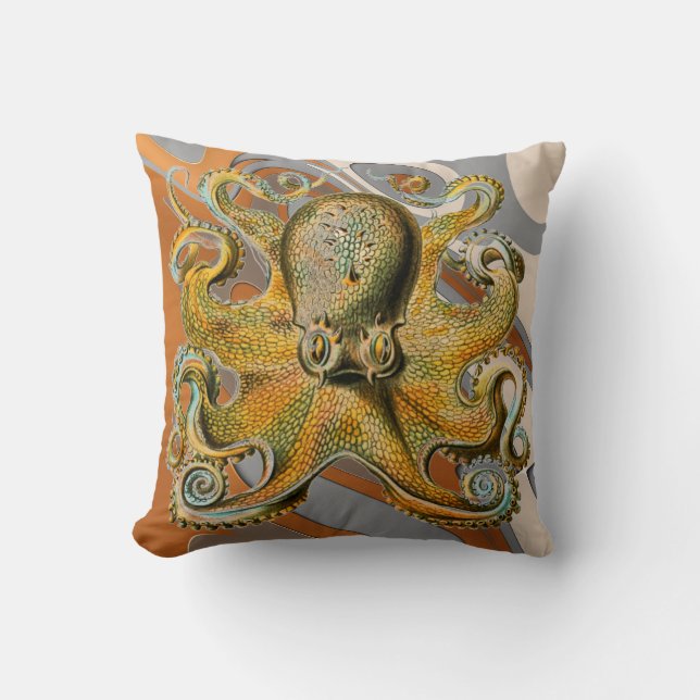 Coussin de lancer pieuvre (Recto)