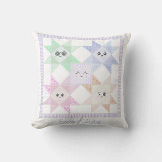 Coussin de lancer « Sew happy »