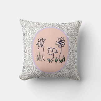 Coussin de lancer - Trois Fleurs