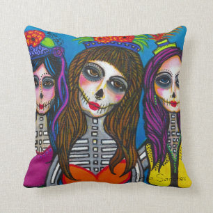 Coussin de Las Tres Catrinas