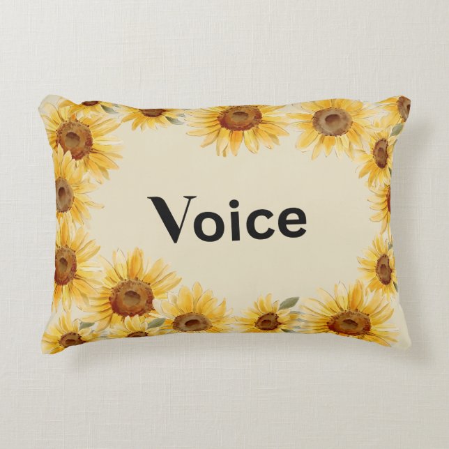 Coussin de l'autonomisation des femmes (Devant)