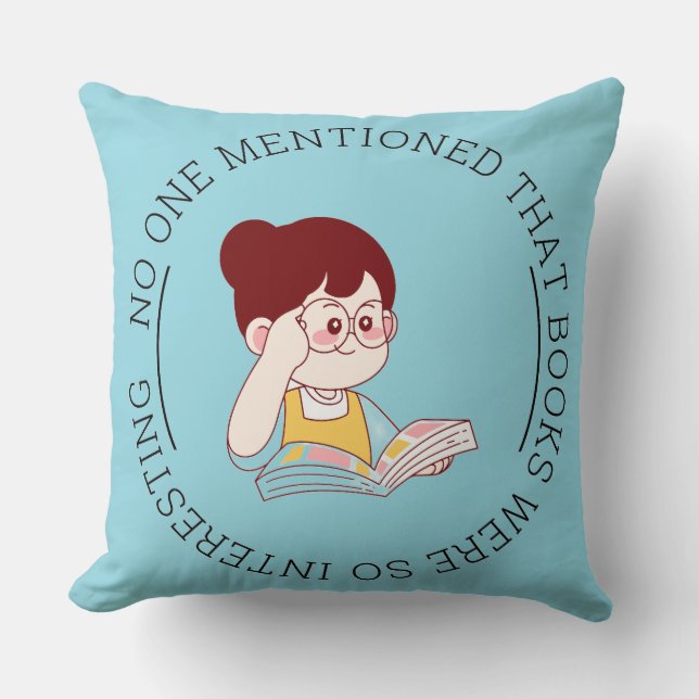 Coussin de lecture jeté (Recto)