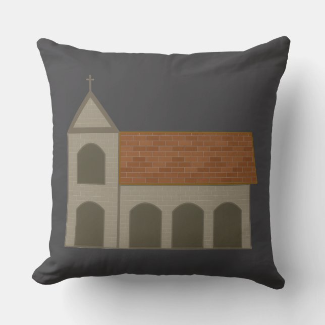 Coussin de l'église saxon triple arbre (Recto)