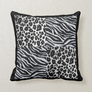 Coussin de léopard de concepteur