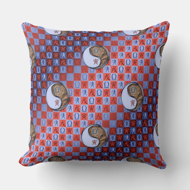 Coussin de Libra & Tigre de Terre (Recto)