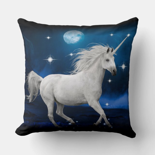 Coussin de licorne de clair de lune (Recto)
