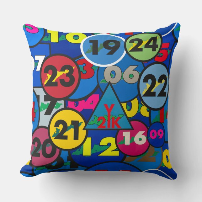 Coussin de l'île des Pêcheurs - Sticker de grande  (Recto)