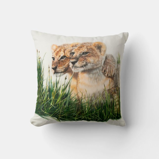 Coussin de lion de Besties (Recto)