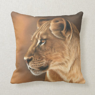 Coussin de lionne