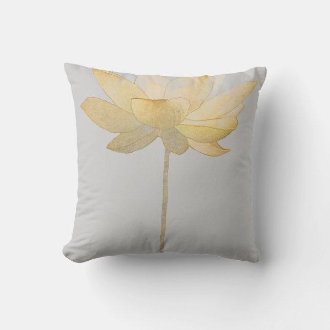 Coussin de Lotus blanc (Recto)