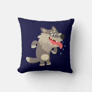 Coussin de loup de caricature très célèbre