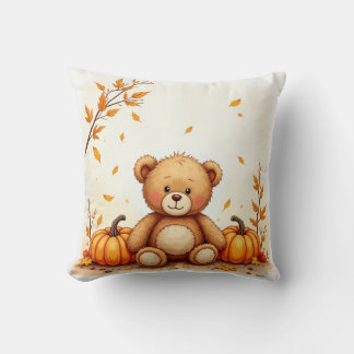 Coussin de l'ours en peluche
