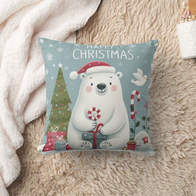 coussin de l'ours polaire de noël (Couverture)