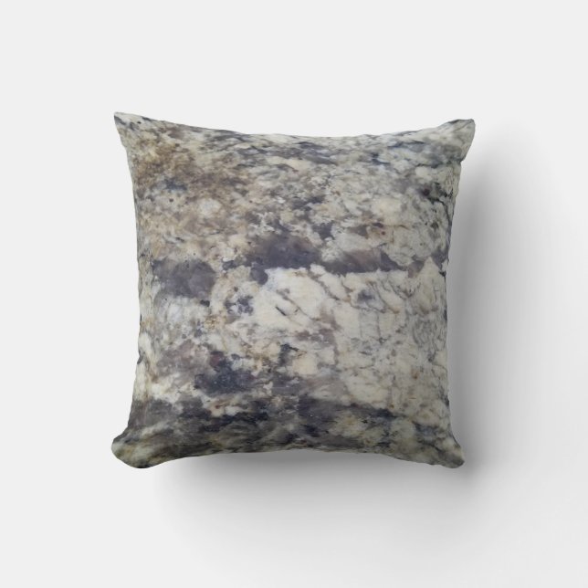 Coussin de marbre Brown et gris (Recto)