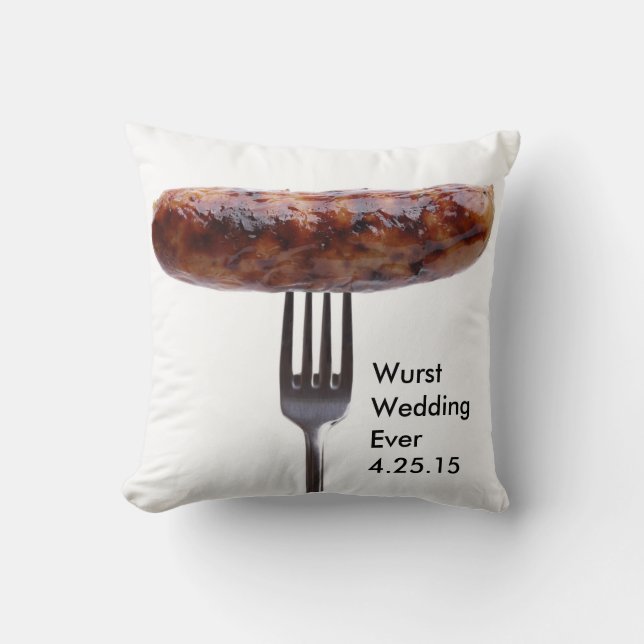 Coussin de mariage de Wurst (Recto)