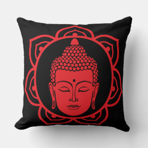 Coussin de méditation de la tête de bouddha