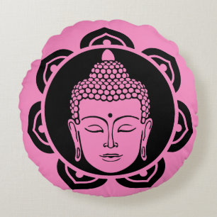 Coussin de méditation de la tête de bouddha