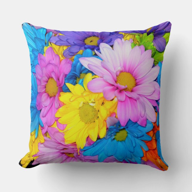 Coussin de mélange de fleur marron (Recto)