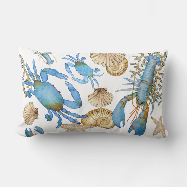 Coussin de mélange de vie marine (Recto)