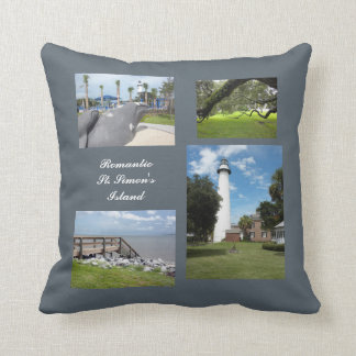 Coussin de modèle photo de l'île de St Simon