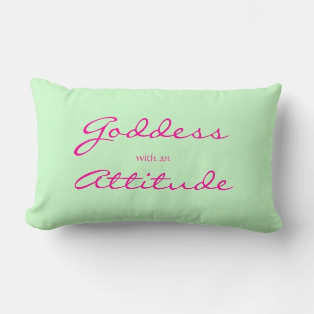 Coussin de MoJo d'Américain de citation de déesse (Recto)