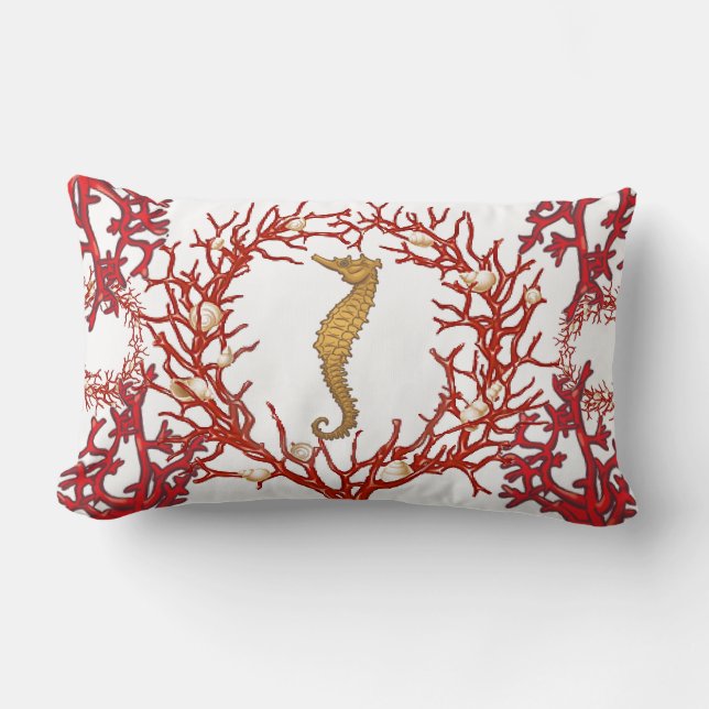 Coussin de MoJo d'Américain de corail rouge (Recto)