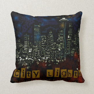 coussin de MoJo d'Américain de lumières de ville