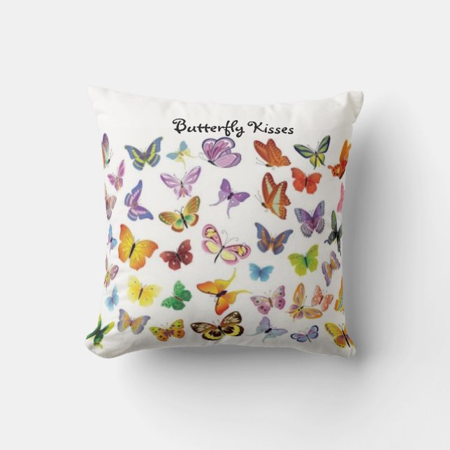 Coussin de MoJo d'Américain de papillon (Recto)