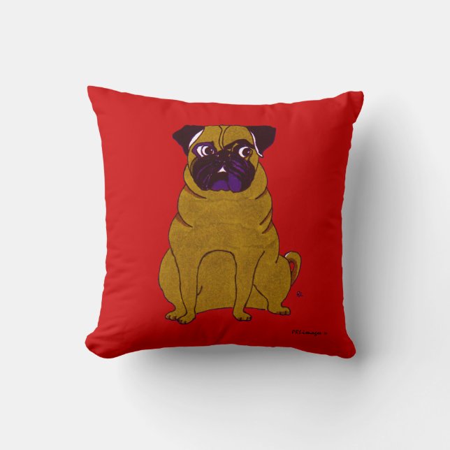 Coussin de MoJo d'Américain de Patrick de carlin (Recto)