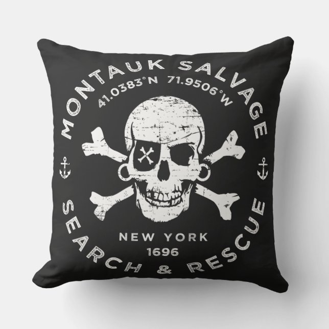 Coussin de Montauk Salvage Company (Recto)