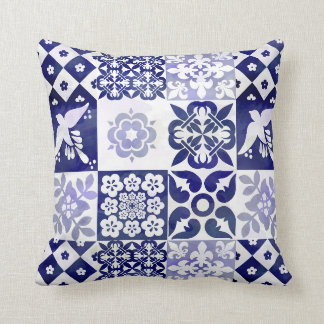 Coussin de motif d'Azulejos